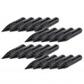 Ocpty 12x1 5 Wheel Lug Nuts 20pcs Closed Black Nut 60mm 30mm Oem Factory Replacement For Acura Chevrolet Honda Hyundai