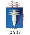 Autobahn88 Trim Panel Clip Compatible With Gm Oem 15986673 Pack Of 20