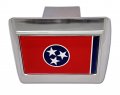 Elektroplate Tennessee Chrome State Flag All Metal Hitch Cover For Trucks And Suvs Fits Standard 2 Trailer Receivers Premium