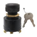 Boat Ignition Switch W Keys Compatible For Mercucy Sierra Replace 87-88107 87-88107a5 17393 88107 Mp41000 Mp52000 6 Terminals 
