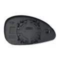Car Rearview Left Driver Side Mirror Glass Replacement W Backing Plate Non-heated White For Citroen C4 2004-2009