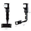 Eing Car Phone Holder 360 Degree Rearview Mirror Phone Mount Bracket Bling Crystal Universal Adjustable Cradle For Cell 1 Pack