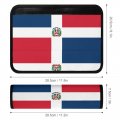 Kiuloam Dominican Flag Car Seat Belt Pads Cover Safety Strap Shoulder Pad For Adults And Children All Season Universal Padding