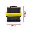 Muyi 10 Kit 4 Pin Way Waterproof Electrical Connector 1 5mm Series Terminals Heat Shrink
