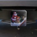Christmas Holiday Santa Rooftop Magic Tow Trailer Hitch Cover Plug Insert