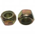 Qty 25 5 8-18 Fine Grade 8 Nylon Insert Lock Nuts Nylock Yellow Zinc Plated For Diy Real Men 