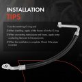 A-premium A C Discharge Line Hose Assembly Compatible With Volkswagen Golf 1999-2005 V6 2 8l Compressor To Condenser