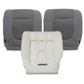 Front Driver And Passenger Bottom Replacement Cloth Seat Covers With Foam Cushion For Ford F250 F350 F450 F550 2011 2016 Steel 