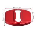 4pcs Car Door Lock Latches Cover Stainless Steel Protector For Hyundai Kia Red