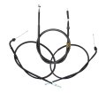 Clutch And Throttle Push Pull Control Cable Set Fits Honda Cb350f Four 