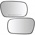 Aintier Left And Right Side Exterior Mirror Replacement Glass With Flat Compatible For Honda Civic 2006 2007 2008 2009 2010