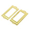Office Library File Drawer 85mm X 42mm Tag Label Holders Frames 8pcs 