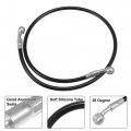 X Autohaux Brake Hose Motorcycle Hydraulic Line Oil Pipe Fitting For Atv Motocross Racing Bike 80cm Black 1 Set