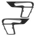 Pair Fog Light Bezel For 2018 2019d Explorer Front Bumper Lamp Cover Trim Mo 5912 Black Abs Plastic Replacement For Fo1039181