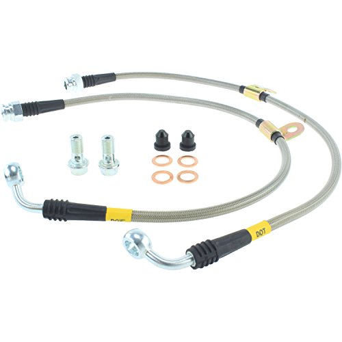 Stoptech 950 45005 Stainless Steel Braided Brake Hose Kit Front