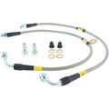 Stoptech 950 45005 Stainless Steel Braided Brake Hose Kit Front 