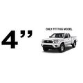 Vxmotor 05-16 Tacoma Access Extended Cab Heavy Duty 4 Black Side Step Nerf Bars Rail Running Boards 