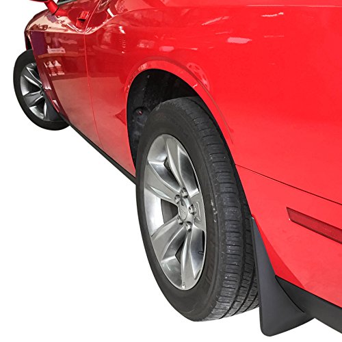 Red Hound Auto Premium Heavy Duty Molded 2015-2020 For Dodge Challenger Mud Flaps Guards Splash Front Rear 4pc Set