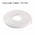 Uxcell T-slot Mount Window Weatherstrip Seal 7mm Bulb Bubble For 6mm Slot 5 Meters Long White