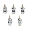 Air Conditioning System Valve Core For Volvo Replacement Fjc2675 2675 5 Pack Black Standard Style 