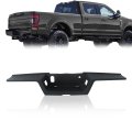 Rear Bumper Step Pad Black Textured Replacement For F-250 F-350 F-450 Super Duty 2017-2022 Without Parking Aid Sensor Holes 