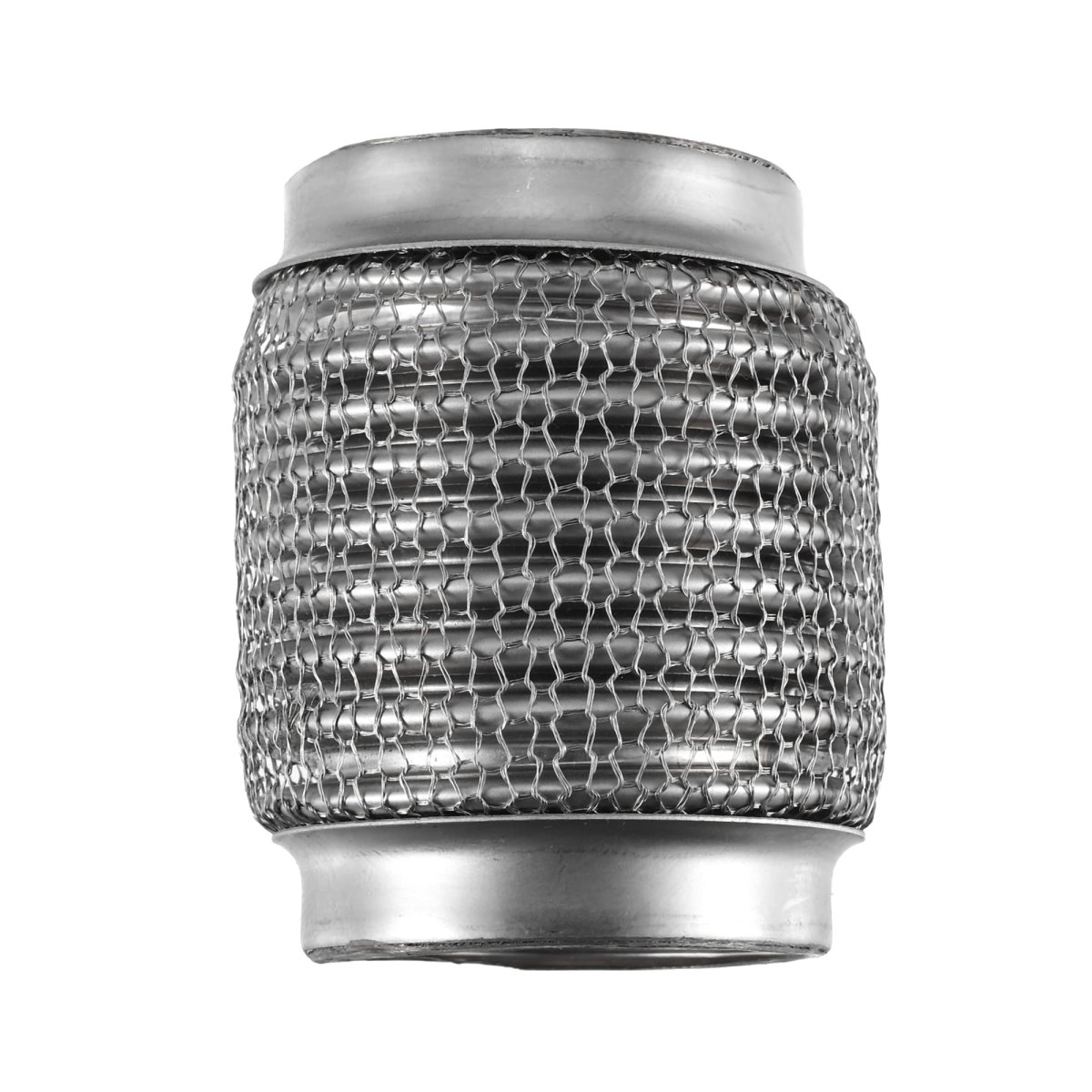 Universal Exhaust Flexible Pipe Tubing 2 56 In X 4 Stainless Steel Joint Silver Tone For Most Cars
