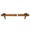 Vicenza Designs P2011 Palmaria 12-inch Bamboo Leaf Pull Appliance Antique Brass 