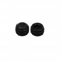 Uxcell Din916 M3x2mm Metal Grade 10 9 Hex Socket Set Screw Bolt Fastener Black 100pcs
