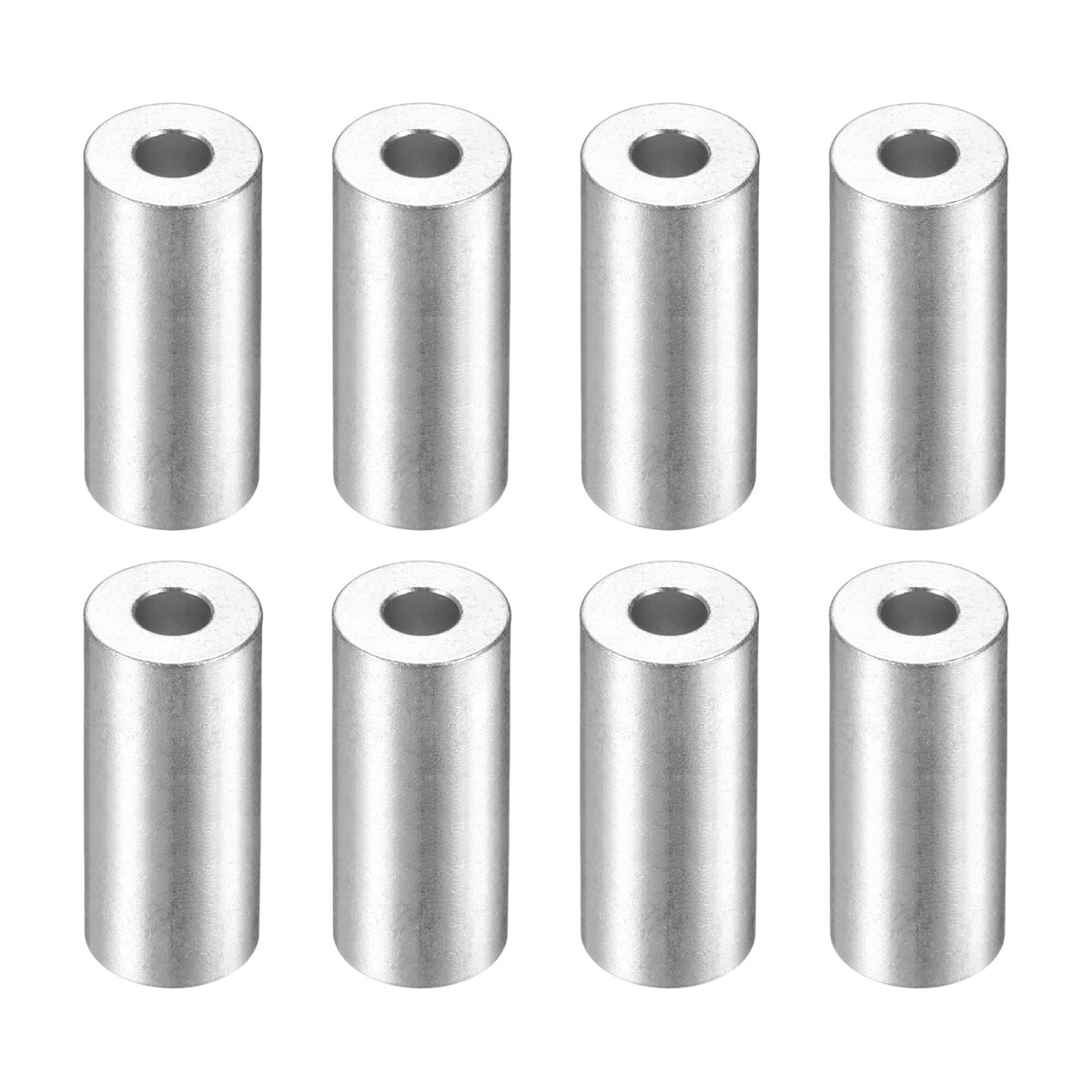 8pcs Aluminum Spacer 3 4 Od X 5 16 Id 1-5 Length Screw Standoff Bushing Plain Finish Unthreaded Round Metal For Screws Bolts