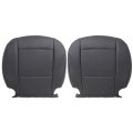 Secos Driver Passenger Side Bottom Leather Seat Cover Black For Bmw 3 Series E46 1998 1999 2000 2001 2002 2003 2004 2005 