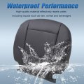 Secos Driver Passenger Side Bottom Leather Seat Cover Black For Bmw 3 Series E46 1998 1999 2000 2001 2002 2003 2004 2005