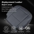 Secos Driver Passenger Side Bottom Leather Seat Cover Black For Bmw 3 Series E46 1998 1999 2000 2001 2002 2003 2004 2005