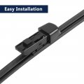 X Autohaux Rear Windshield Wiper Blade Arm Set 335mm 13 Inch For Volkswagen Crossover Golf Mk7 Mq8 2012-2019