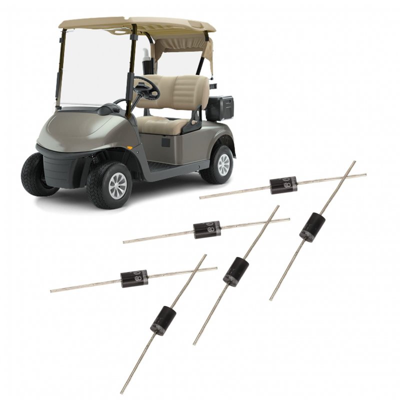 6pcs Club Car Solenoid Diode 30353g1 Metal 3 Amp For Ezgo 1989a Up Gas Electric