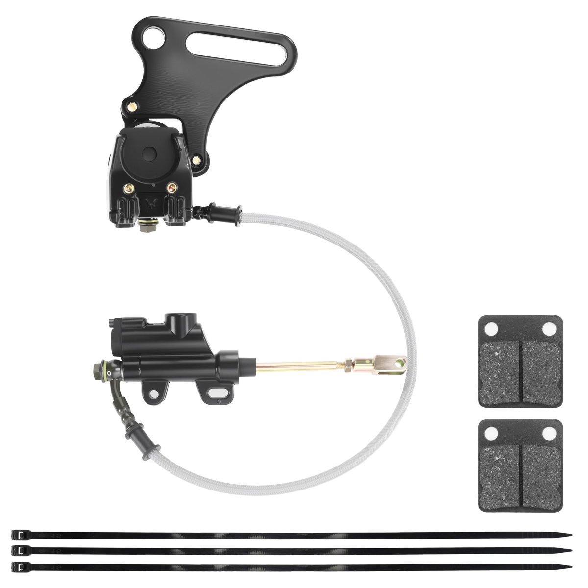 15mm Hydraulic Rear Dirt Pit Bike Brake Assembly With Pad For Ssr 125cc 110cc Klx Bbr Crf Ttr Sdg 50cc 70cc 107 110 125 Parts