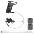 15mm Hydraulic Rear Dirt Pit Bike Brake Assembly With Pad For Ssr 125cc 110cc Klx Bbr Crf Ttr Sdg 50cc 70cc 107 110 125 Parts