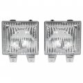 Kuafu Pair Turn Signal Lights Compatible With 1983-1991 Chevy Chevrolet Blazer Suburban C10 Gmc Jimmy Pickup Truck Driver And
