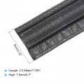 Uxcell Flexible Wall Molding Trim 1pcs 8ft X 4 In Baseboard Self Adhesive Border Foam For Home Office And Hotel Diy Decoration