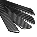 Jeep Gladiator Black Real Carbon Fiber 4 Pcs Universal Door Sill Step Protector Kick Plates Official Licensed 