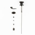 National Hardware N109-070 Gate Latch Cable Pull 40 Black 