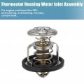 Uxcell Water Outlet Thermostat Engine Coolant Housing Assembly For Chevrolet Silverado 1500 2003-2006 No 12600171