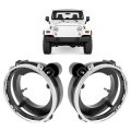 Hecasa Pair Headlight Bulb Bracket Bucket For 1997-2006 Jeep Wrangler 110383 110384 Driver Passenger Side 
