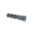 Premium Quality Grey Ribbed Plastic Anchors 100 Pack 6-8 X 7 8 