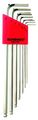 Set Of 7 Balldriver L Wrenches Briteguard Extra Long Sizes 1 5 To 6mm Protanium Steel Hex Keys Model 17092 