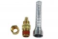 Nrs0404 Nylon Hose Reusable Fitting 1 4 In Swivel Male Threaded Brass Connector 