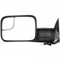 Ocpty Tow Mirror Fit For 1998-2001 Dodge Ram 1500 1998-2002 2500 3500 Towing Driver Left Side Power Adjusted Heated Black