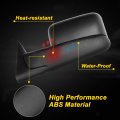 Ocpty Tow Mirror Fit For 1998-2001 Dodge Ram 1500 1998-2002 2500 3500 Towing Driver Left Side Power Adjusted Heated Black