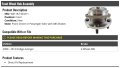 Front Wheel Hub Bearing Assembly For 2008-2014 Dodge Avenger With Abs Brakes