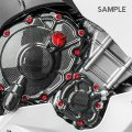 Autobahn88 Motorcycle Engine Bolt Dress-up Kit Compatible With Honda Cb600f Hornet 2009-2013 Red Set Of 21