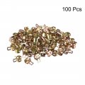 Uxcell 8mm 5 16inch Spring Band Type Action Fuel Silicone Vacuum Hose Pipe Clamp Low Pressure Air Clip 100pcs